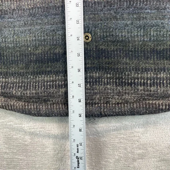 Roark Hebrides Jacket Men Medium Multi Military Striped Wool Blend Snap NWT $165 - Picture 8 of 12